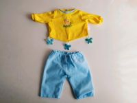 Baby Born Klamotten Puppe Set Kleidung gelb blau Mattel Fleece Bayern - Thalmassing Vorschau