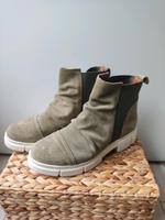 Leder Chelsea Boots Olivgrün Niedersachsen - Wunstorf Vorschau