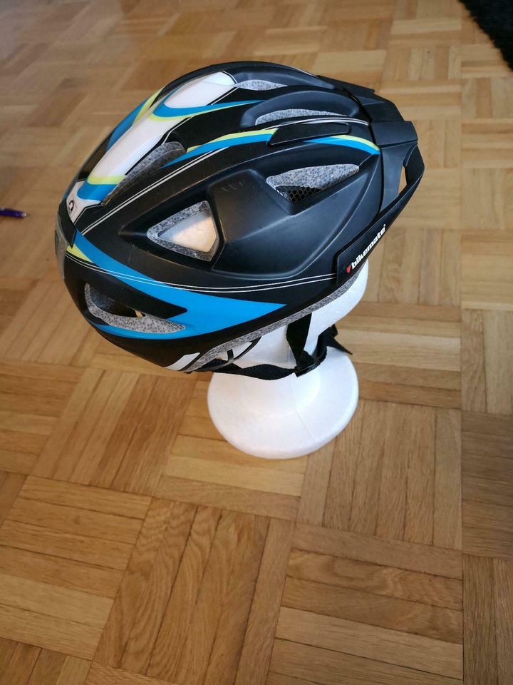 Kinderhelm Helm Bikemate Ku49-54 mit Blinklicht 3 stufen in Töpen