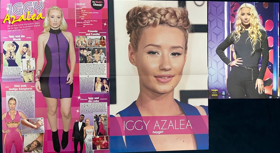 Doja Cat Jessie J Cardi B Rosalia und Iggy Azalea Poster in Köln