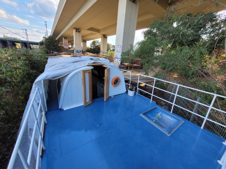 Orplid Hausboot Eventschiff, Observationsschiff in Moers