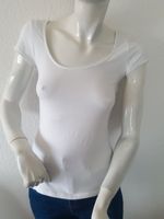 Bershka Top T-Shirt Bluse weiß Damen Gr. S 26 32 34 Baden-Württemberg - Freiburg im Breisgau Vorschau