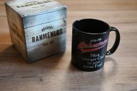 Tasse schwarz zum Ruhestand von Rahmenlos OVP Brandenburg - Beelitz Vorschau