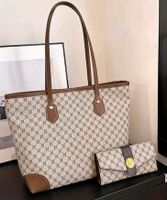 Handtasche +Geldbeutel grau  braun neu Blumenthal - Farge Vorschau