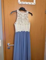 Laona Abendkleid | Größe S / 36 | wie neu | weiß blau Glitzer Niedersachsen - Wallenhorst Vorschau