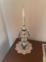 Original Blue Delft Kerzenständer mit Kerze – Handbemalt Hessen - Münster Vorschau