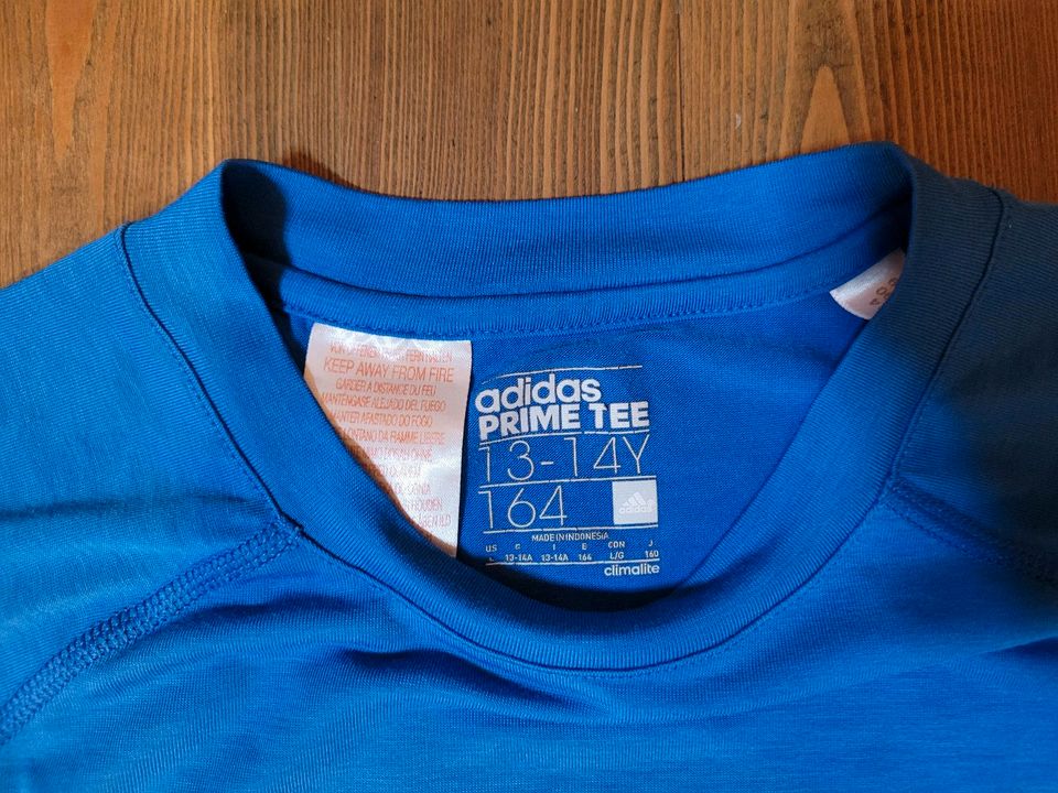 Adidas climalite Sport T-Shirt Gr. 164 blau in Kirchanschöring