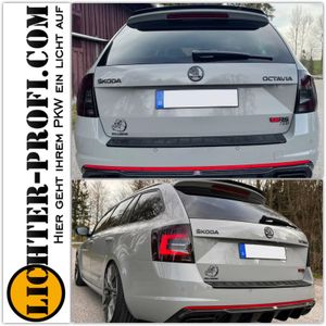 Passend für Skoda Octavia 3 Kombi 5E Facelift Rückleuchten Folie