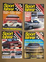 Autozeitschrift Sportfahrer 1/82 11/86 5/87 Hessen - Edertal Vorschau