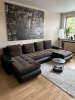 Sofa Couch Braun Stoff/Leder Düsseldorf - Eller Vorschau