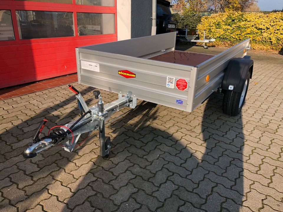 Böckmann Tieflader Alu PKW Anhänger 1350 kg 2,5 x 1,3 m in Lutherstadt Wittenberg