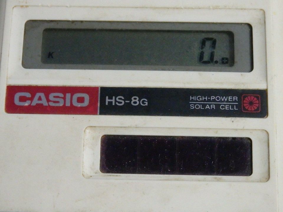 Casio Taschenrechner HS-8G mit Solar Cell in Rosenheim