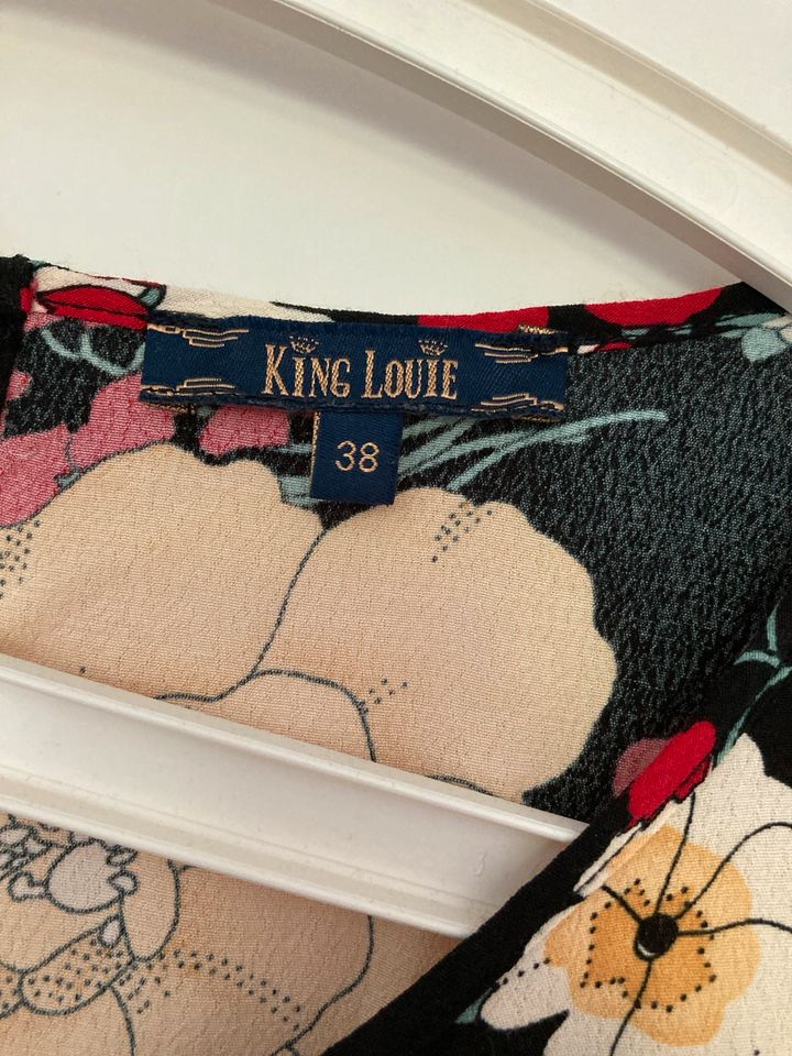 King Louie Kleid 38 bunt Blumen Sommer in Düsseldorf