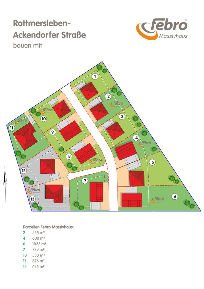 Baugrundstück Rottmersleben - Börde, Nähe Magdeburg in Rottmersleben