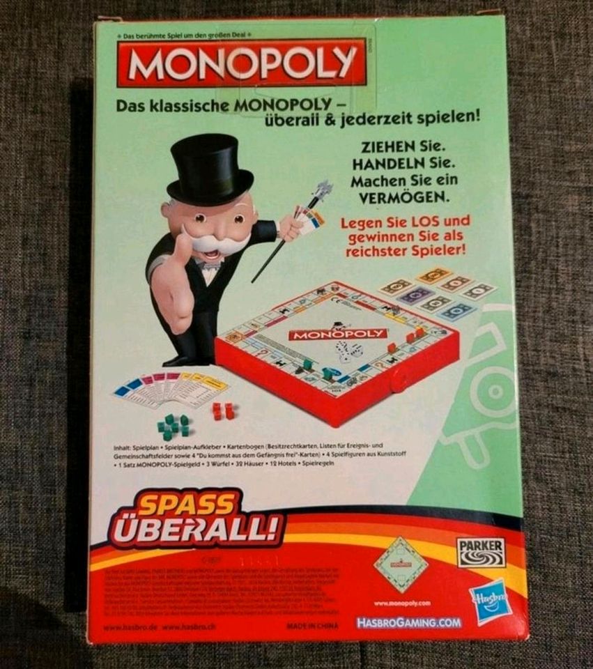 89###  Hasbro Monopoly ab 8 Jahren Spaß überall in Aachen