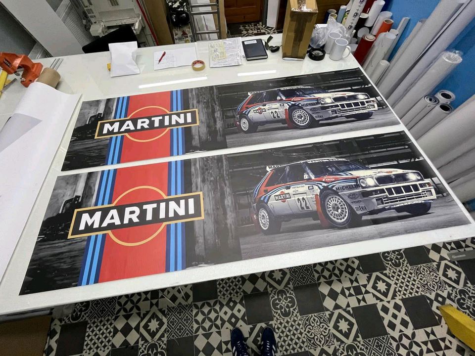 Lancia Delta Integrale Martini Motorsport Banner in Niederneisen