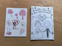4 Hochzeit Malbücher deutsch/englisch für Kinder + Sticker Stuttgart - Vaihingen Vorschau
