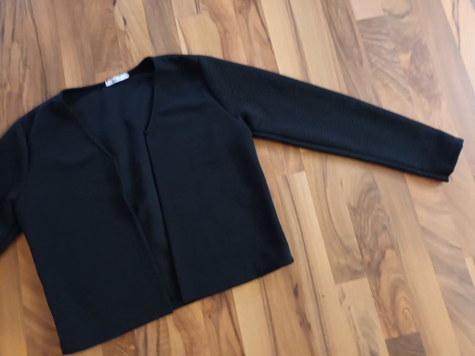 Jacke Blazer Weste Gr. L schwarz Gr. 40 neu Hailys in Möckmühl