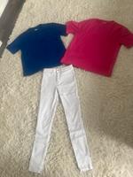 Kasack 2x blau+ pink Gr.S + Weiße Hose Gr. S Brandenburg - Cottbus Vorschau