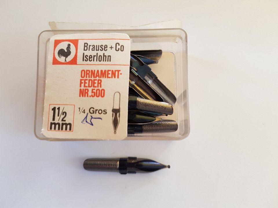 40 Brause Ornamentfedern 1mm neu (1,5 mm u. Linol verfügbar) in Köln