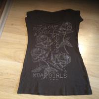 T-Shirt mit Glitzer von Madonna, Gr. S Bayern - Bad Aibling Vorschau