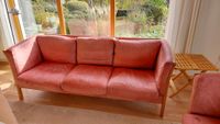 2x STOUBY Danish Design mid century SOFA COUCH vintage LEDER Nordrhein-Westfalen - Schmallenberg Vorschau