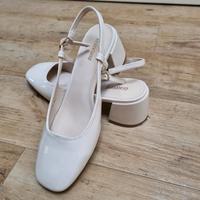 Pumps Schuhe weiß lack festlich Jugendweihe Hochzeit Damen Rostock - Stadtmitte Vorschau