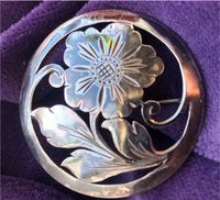 Brosche Silber 835 Blume Jugendstil Anstecknadel Antik Obervieland - Arsten Vorschau