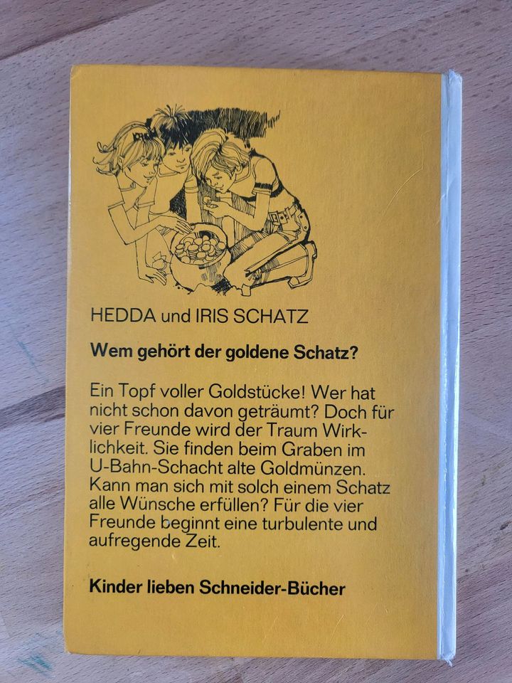 Nostalgie Retro Jugendbuch Wem gehört der goldene Schatz in Oberboihingen