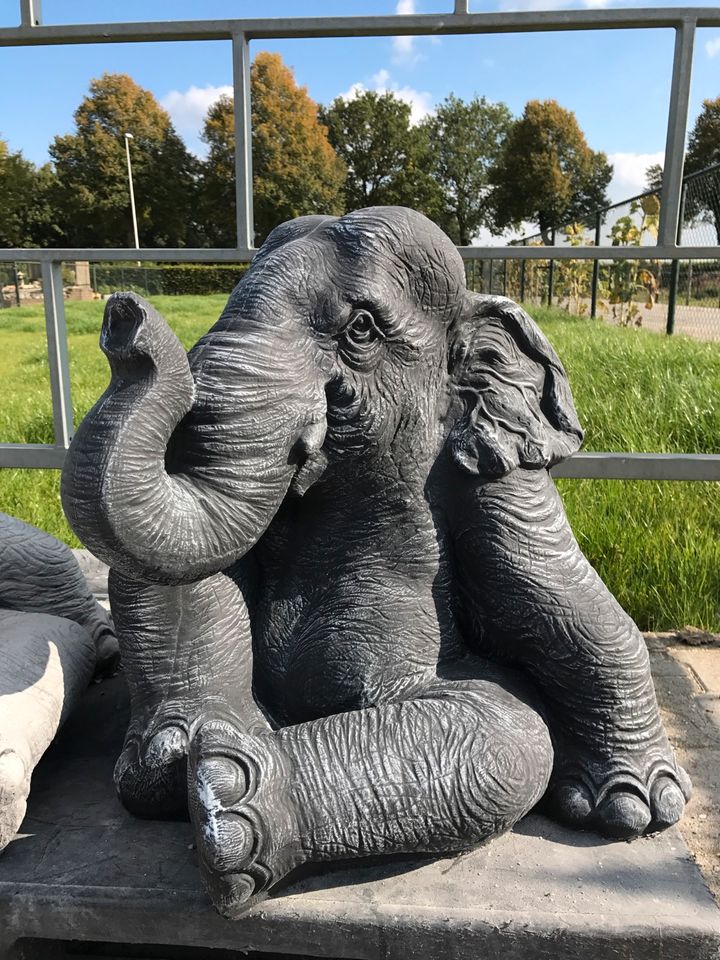 ‼️XL Elefant 125kg Elephant Elefanten Steinfigur Schrebergarten‼️ in Duisburg