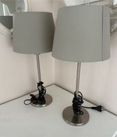Tischlampe Lampe mit Schirm grau IKEA 2 Stück Hessen - Rüsselsheim Vorschau