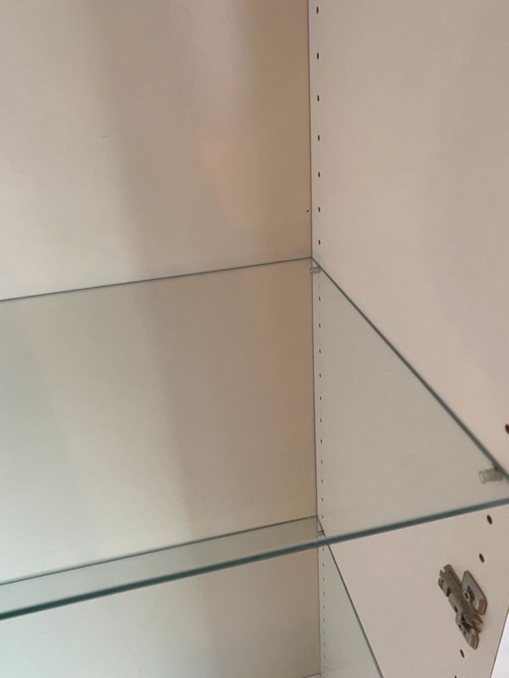 IKEA Schrank Metod satinierte Glastüren Glaseinlegeböden in Dortmund