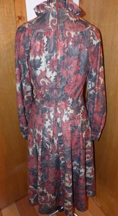 Vintage Kleid 70er/80er Jahre, Gr. 38, gefüttert, Langarm, warm in Florstadt