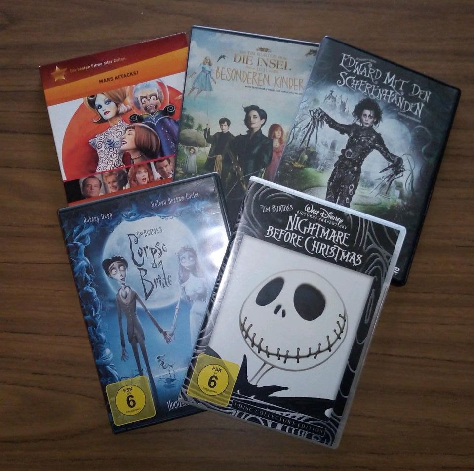 Verschiedene Tim Burton DVD's in Pfarrkirchen