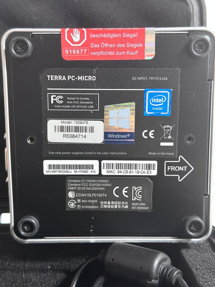 Terra PC-Micro 3000 Silent Greenline Intel N3050 | 256GB SSD | 4G in Oer-Erkenschwick