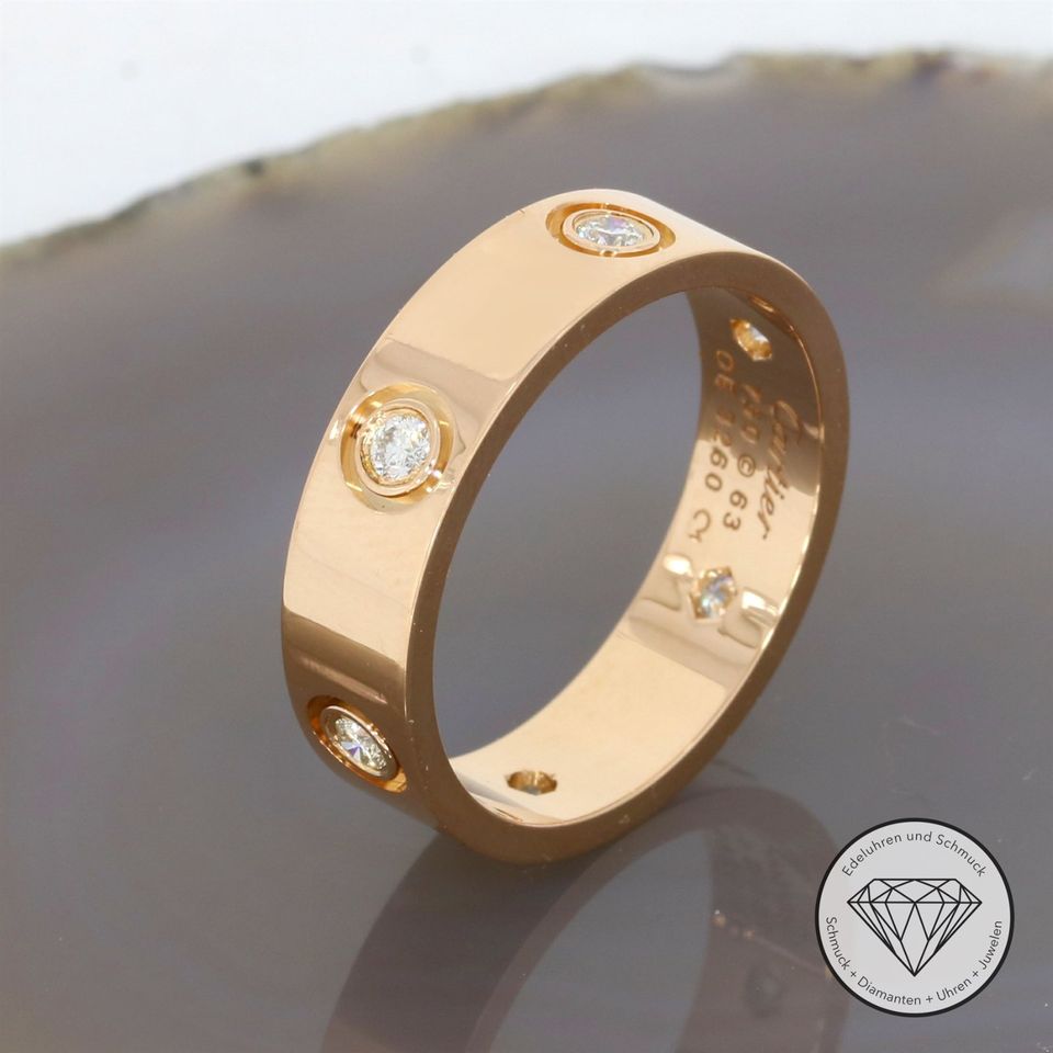 M*198379 Wert 6.600,- Cartier Love Ring 750 Gold 18 Kt Gold XXYY in Essen