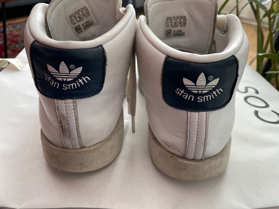Adidas Stan Smith High White Blue Gr. 39.5 in Berlin