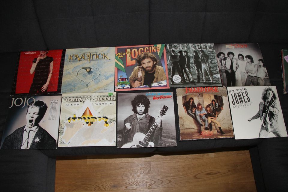 20 x Vinyls LP's 80/90 für Sammler DJ Bestand Auflösung Rock AOR in Erding