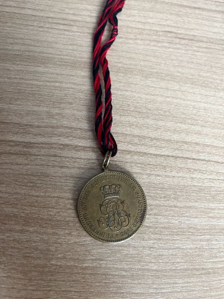 Medaille Jubelfeier 1895 25.Jahrestag des Krieges 1870/71 in Bramsche