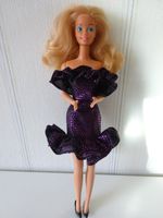 Barbie Kleidung - lila schwarzes Tanzkleid - 80er / 90er Jahre Schleswig-Holstein - Preetz Vorschau