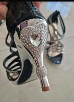 Abend Schuhe High Heels Pumps Hochzeit gr 37 Strasssteinen Nordrhein-Westfalen - Hemer Vorschau