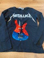 Metallica Pailletten Langarmshirt H&M Gr. 122/128 Duisburg - Homberg/Ruhrort/Baerl Vorschau