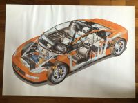 1991 Audi Quattro Spyder Concept Poster 84 x 59 cm Hessen - Kassel Vorschau