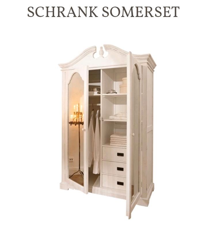 Schrank Somerset Kleiderschrank Spiegelschrank Vintage NP 1698.- in Tittmoning