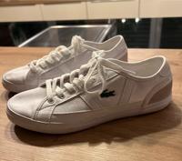 Original Lacoste Schuhe / Größe 38 / Weiß & Beige Hessen - Maintal Vorschau