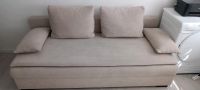 Schlafcouch Schlafsofa Beige Creme mit Bettkasten ausziehbar West - Sindlingen Vorschau