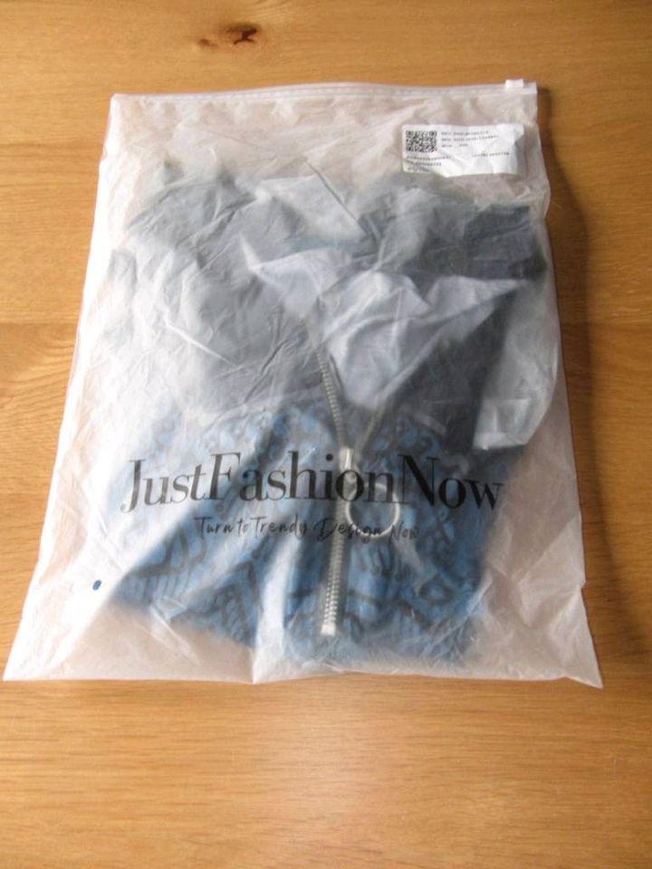 T - Shirt  "Just Fashion Now"  blau  Trend  Design  XXL in Mittelangeln