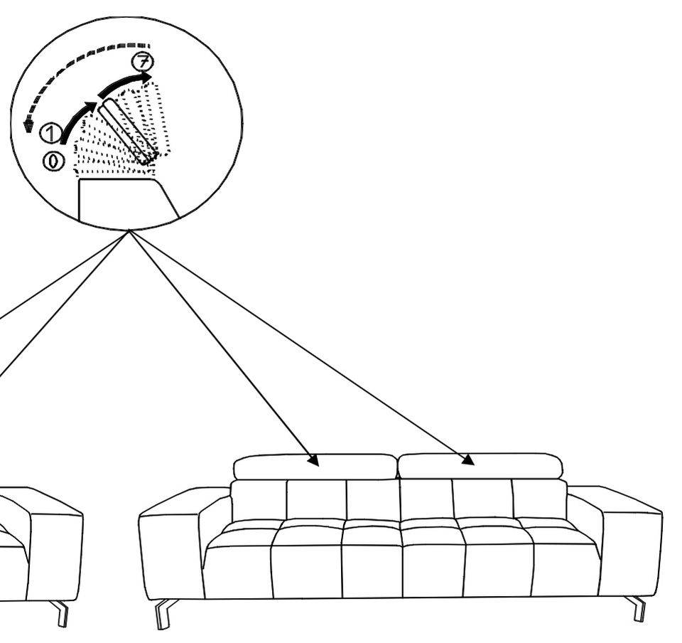 2,5 Sitzer 238 cm Kunstleder Sofa Couch Braun Dunkelbraun Cunelli in Köln