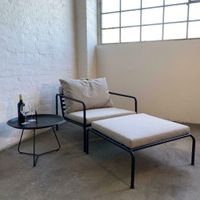 HOUE - Avon Lounge Chair+Ottoman - hellgrau Nordrhein-Westfalen - Havixbeck Vorschau