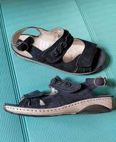 Neue superbequeme Ledersandalen Waldläufer Zehnhausen bei Rennerod - Rennerod Vorschau